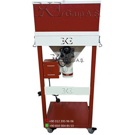 Eke Elektrostatik Toz Boya Eleği Vibrasyonlu Mobil Seyyar Elek