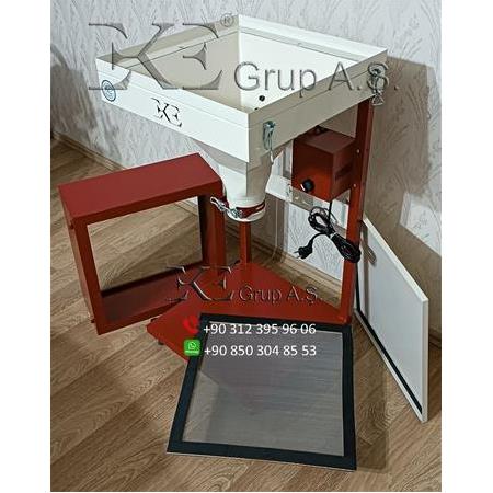 Eke Elektrostatik Toz Boya Eleği Vibrasyonlu Mobil Seyyar Elek