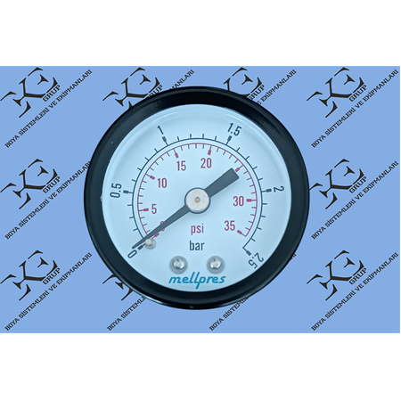 1/8 Manometre 2,5 bar