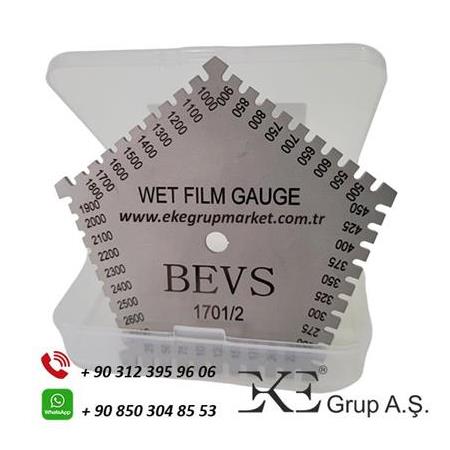 Bevs Yaş Boya Kalınlık Ölçüm Plakası, 25-2700µm,  Film Gauge