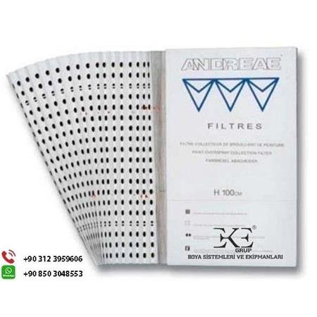 Andreae Akordeon Kağıt Filtre 75cmx1346cm