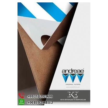 Andreae Akordeon Kağıt Filtre 75cmx1346cm