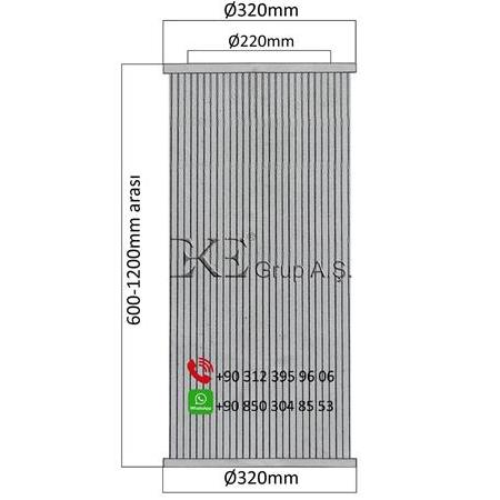 Yanmaz Nano Kağıt Filtre 320X660mm