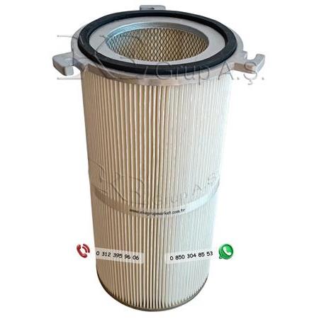 310X600mm Toz Boya Kabin Filtresi, Flanşlı (Teflon)