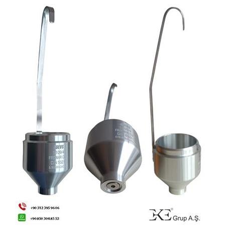 Bevs DIN CUP Daldırma Tipi Viskozite Akış Kontrol Kabı Frikmar Cup DIN 53211