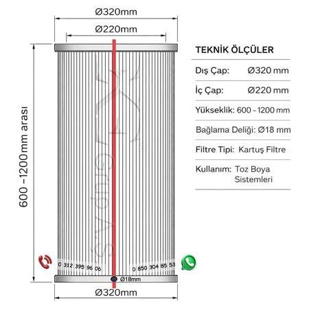 Yanmaz Nano Kağıt Filtre 320X660mm
